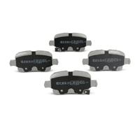 Pastillas de freno Eje trasero 51-00-0400 ASHIKA para OPEL ASTRA K AMPERA-E