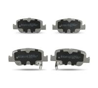 Pastillas de freno Eje trasero 51-02-220 ASHIKA para TOYOTA AURIS COROLLA Sedán