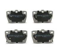 Pastillas de freno Eje trasero 51-02-256 ASHIKA para TOYOTA RAV 4 I RAV 4 II