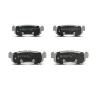 Pastillas de freno Eje trasero 51-0W-W02 ASHIKA para CHEVROLET DAEWOO