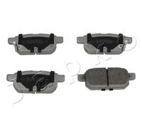 Pastillas de freno Eje trasero 51801 JAPKO para SUZUKI SWIFT IV SX4 S-CROSS