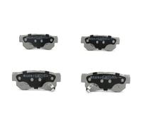 Pastillas de freno Eje trasero 51H04 JAPKO para HYUNDAI KIA