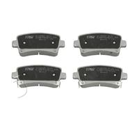 Pastillas de freno Eje trasero 51W06 JAPKO para SAAB OPEL CHEVROLET