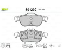Pastillas de freno Eje trasero 601292 VALEO para RENAULT LATITUDE TALISMAN