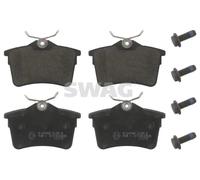 Pastillas de freno Eje trasero 62 91 6831 SWAG para CITROËN PEUGEOT