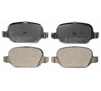 Pastillas de freno Eje trasero B110896 DENCKERMANN para ALFA ROMEO LANCIA FIAT