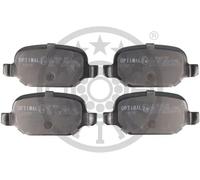 Pastillas de freno Eje trasero BP-12115 OPTIMAL para ALFA ROMEO LANCIA FIAT