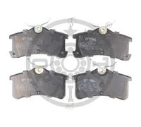 Pastillas de freno Eje trasero BP-12493 OPTIMAL para TOYOTA AVENSIS COROLLA