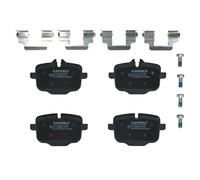 Pastillas de freno Eje trasero JQ101240 KAMOKA para BMW 6 Coupé 6 Descapotable 5