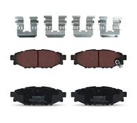 Pastillas de freno Eje trasero JQ1013894 KAMOKA para SUBARU TOYOTA