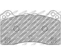 Juego de pastillas de freno deportivas sin homologación de carretera FERODO FCP4830H