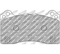 Pastillas de freno FCP4830H FERODO RACING para FORD FOCUS III