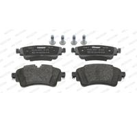 FERODO Juego de pastillas de freno Trasero preparado para indicador de desgaste con accesorios FDB4617 Juego de pastillas de freno