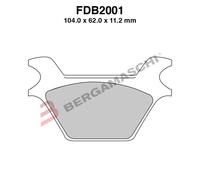 PASTILLAS DE FRENO FERODO PARA FDB2001P HARLEY DAVIDSON FXSTC SOFTAIL CUSTOM ...