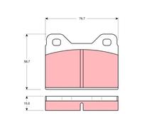 Pastillas de freno GDB112 TRW para BMW AUDI VW FERRARI
