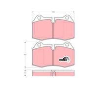 Pastillas de freno GDB1269 TRW para BMW 5 8 7 5 Touring