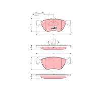 Pastillas de freno GDB1427 TRW para ALFA ROMEO GTV SPIDER 156