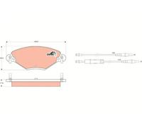 TRW Automotive AfterMarket GDB1448 Pastilla de Freno
