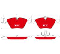 Pastillas de freno GDB1559DTE TRW para BMW 3 Touring X1 3 Z4 Roadster 5 3 Coupé