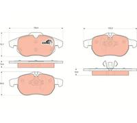 Pastillas de freno GDB1613 TRW para CADILLAC SAAB FIAT OPEL