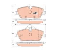 Pastillas de freno GDB1870 TRW para MINI BMW