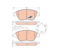 Pastillas de freno GDB1891 TRW para CITROËN FIAT PEUGEOT