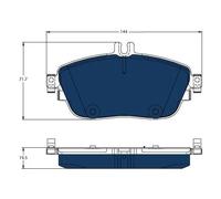Pastillas de freno GDB1932BTE TRW para MERCEDES-BENZ CLASE B Sports Tourer
