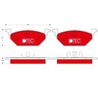 Pastillas de freno GDB1984DTE TRW para SEAT VW AUDI SKODA