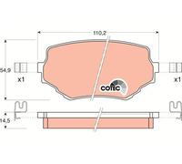 Pastillas de freno GDB3132 TRW para SUZUKI VITARA VITARA Cabrio GRAND VITARA I