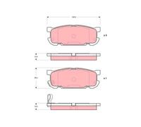 TRW Automotive AfterMarket GDB3303 pastilla de freno