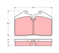 Pastillas de freno GDB379 TRW para PORSCHE AUDI FERRARI MASERATI
