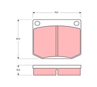 Pastillas de freno GDB637 TRW para SAAB 90 99 900 I Combi Coupe 9000 Hatchback