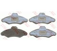 Frenado > Pastillas de freno > Juego de 4 pastillas de freno