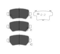 Pastillas de freno KBP-4020 KAVO PARTS para OPEL KIA