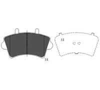Pastillas de freno KBP-6563 KAVO PARTS para RENAULT OPEL NISSAN