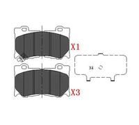 Kavo Parts kbp de 6581 bremsklotz
