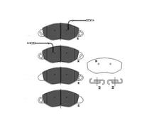 Kavo Parts kbp de 6586 bremsklotz