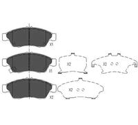 Pastillas de freno KBP-8510 KAVO PARTS para SUZUKI LIANA Hatchback LIANA