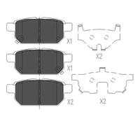 KAVO PARTS Pastillas Freno Juego de para Suzuki Swift IV Fz NZ Vitara Ly Jy