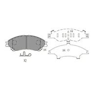Pastillas de freno KBP-8533 KAVO PARTS para SUZUKI SX4 S-CROSS VITARA S-CROSS