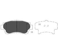 Pastillas de freno KBP-9042 KAVO PARTS para TOYOTA LEXUS