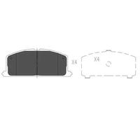 Pastillas de freno KBP-9109 KAVO PARTS para TOYOTA STARLET COROLLA Liftback