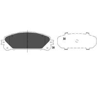 Pastillas de freno KBP-9116 KAVO PARTS para LEXUS TOYOTA SUZUKI SUBARU