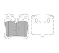 Pastillas de freno KBP-9122 KAVO PARTS para LEXUS TOYOTA
