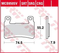 Pastillas de freno KH265/296 Sinter Street para KAWASAKI ZX-6R 636 NINJA 13-15,