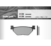 Brenta ft 4139 Pastillas freno Toba Moto, juego de 2
