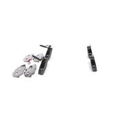 Bosch Pastillas de freno delanteras BP013 - ECE‑R90, sin cobre, juego 4 con accesorios