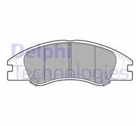 Delphi Juego de pastillas de freno LP1932 delanteras para KIA Cerato I