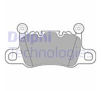 DELPHI Juego de 4 pastillas de freno para PORSCHE: Panamera, 911, Cayman (Ref: LP3655)