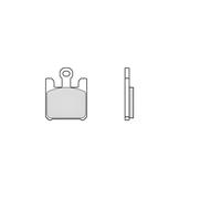 Pastillas de freno metálicas sinterizadas Brembo 07SU26SA con ABE